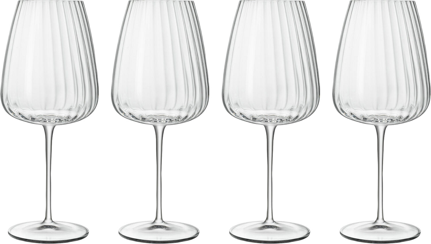 R&ouml;dvinsglas Bordeaux Optica 70 cl 4 st