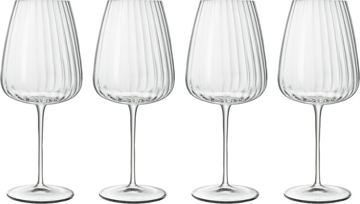 Rödvinsglas Bordeaux Optica 70 cl 4 st