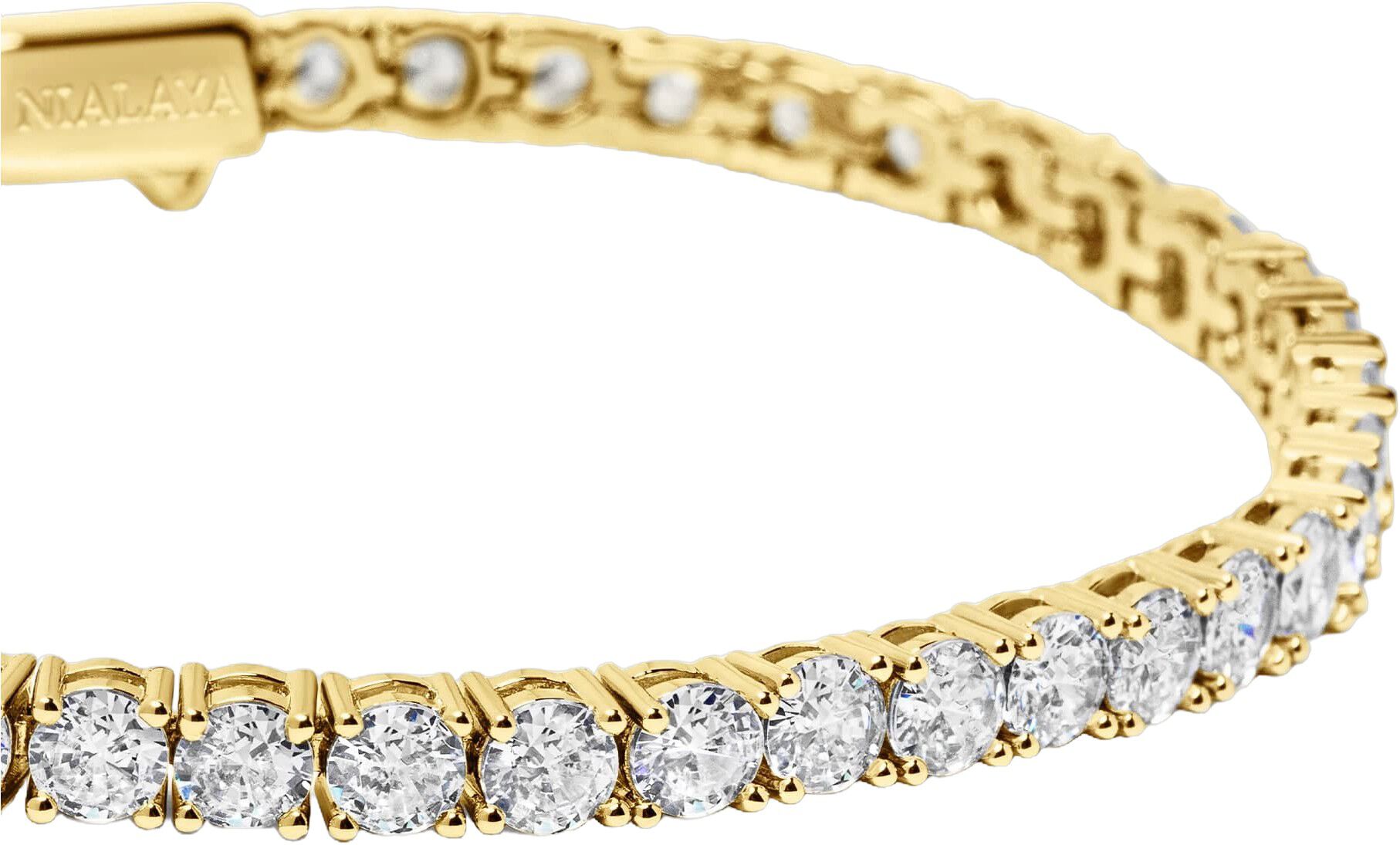 Women's Tennis Bracelet in Gold