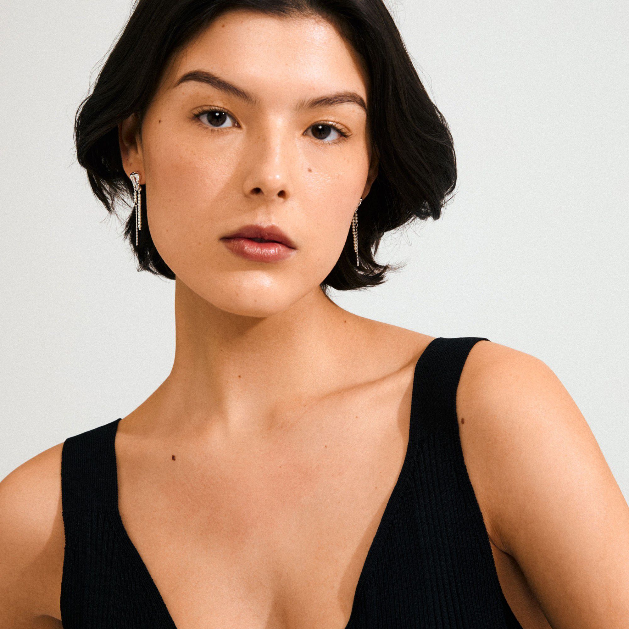 VINCENT earrings silver-plated