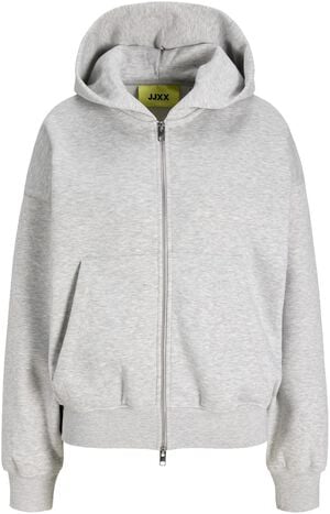 JXSOPHIA BOXY LS ZIP HOOD SWT