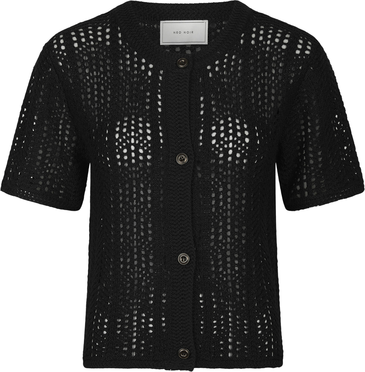 Ellen Crochet Knit Cardigan