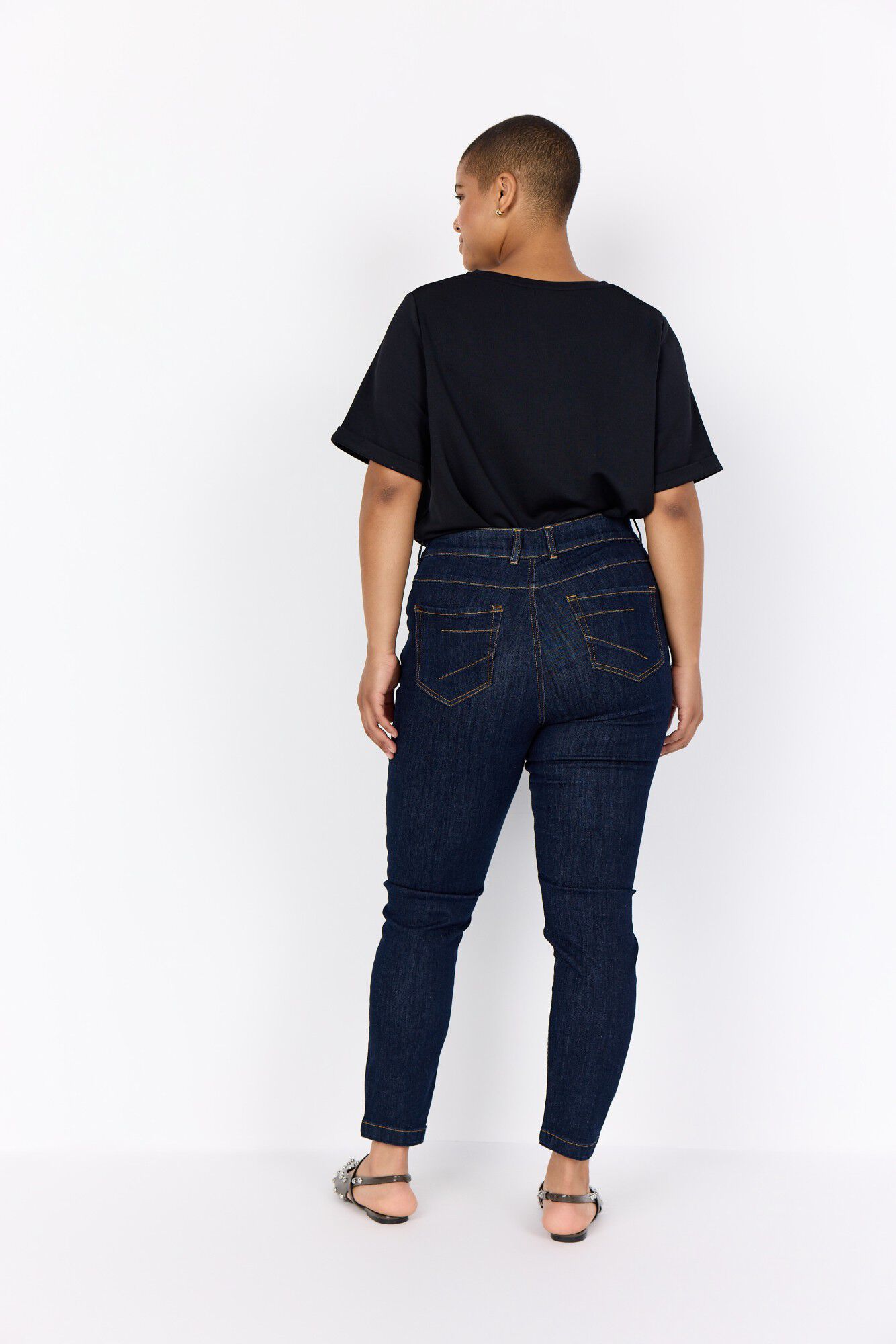 Curvy WA-JENIFER 6 Jeans M&oslash;rk denim