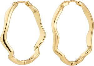 LARKIN øreringe guldbelagt