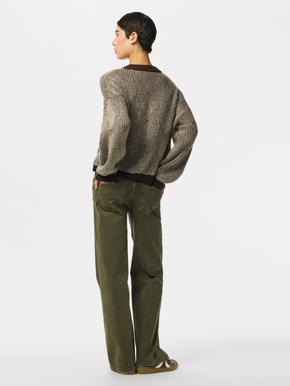 Pcjenna Ls O-Neck Knit Noos Bc