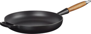 Stegepande m/træht 28cm Matte Black