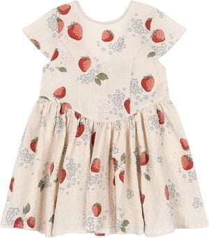 AVA SS BOW DRESS GOTS