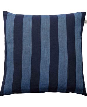 STRIPE/BL, PYNTEPUDE 48X48 CM