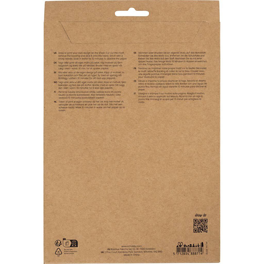 Vandopl&oslash;selige Broderiark