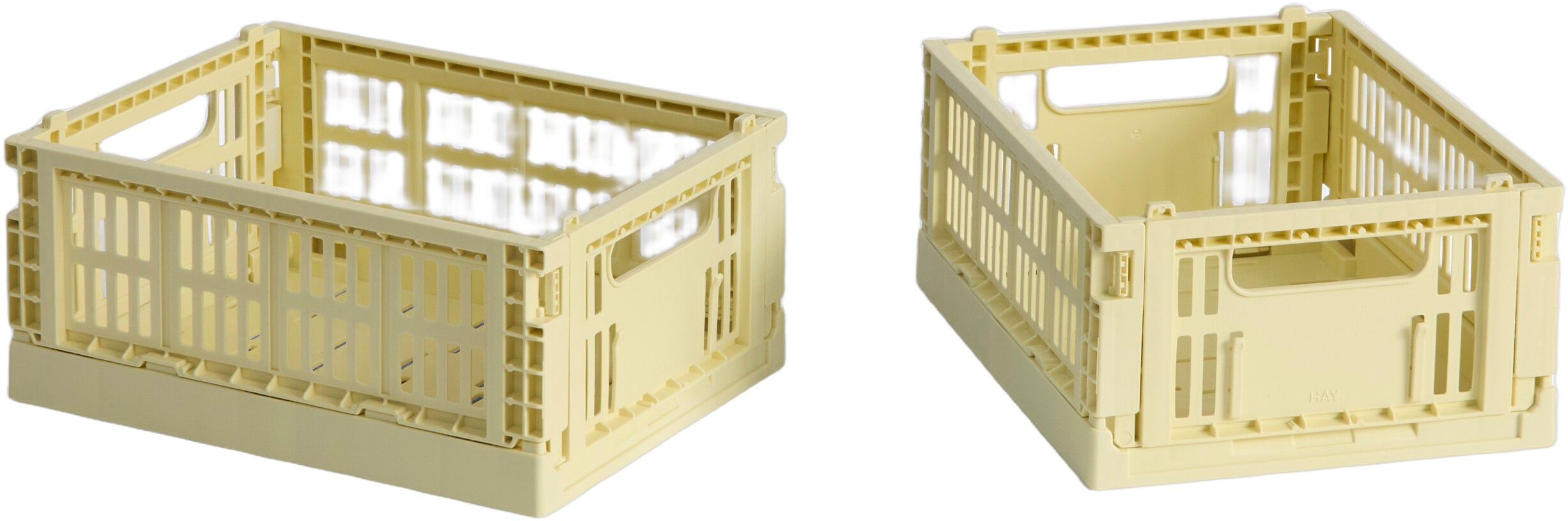 HAY Colour Crate Mini-Set of 2-Warm grey