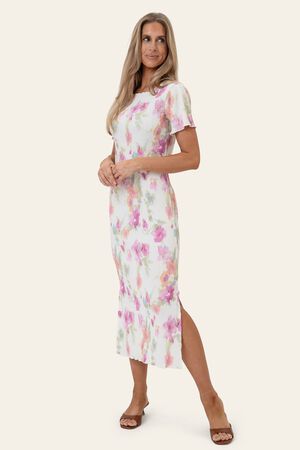 OdaIC SS Dress - Pink Flower Blush