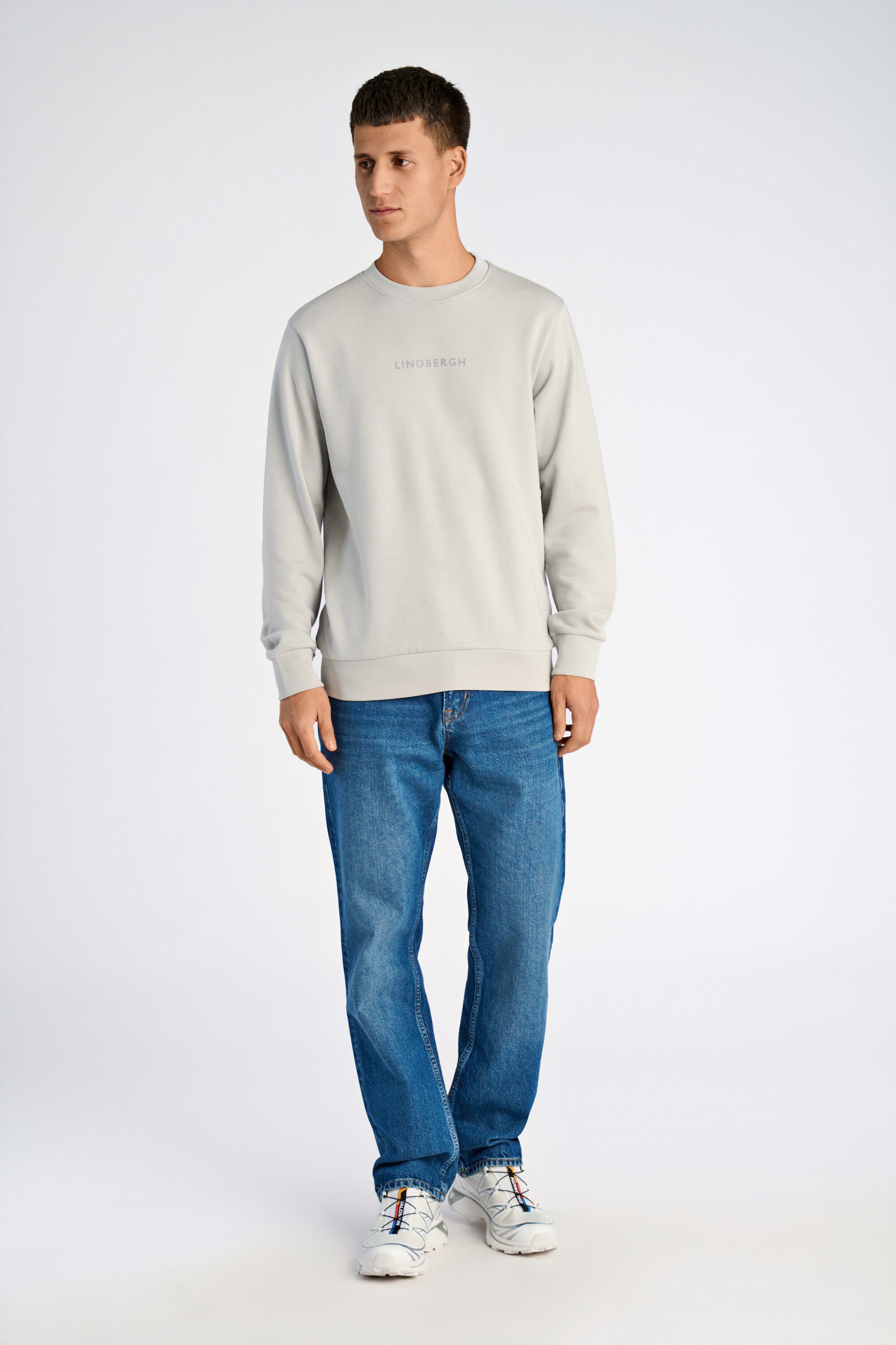 Logo chest print o-neck sweat