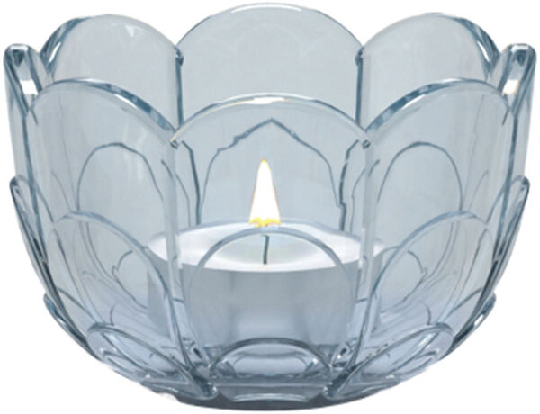 Lily Fyrfadsstage Ø7 cm blue iris