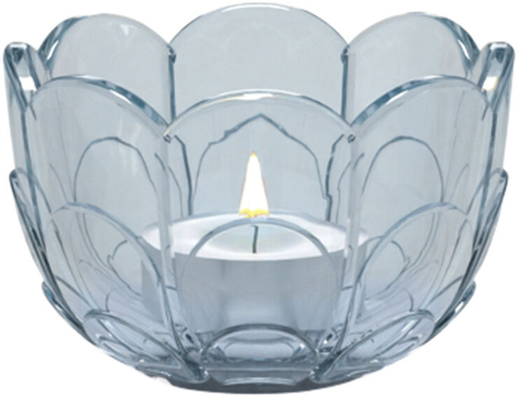 Lily Fyrfadsstage Ø7 cm blue iris