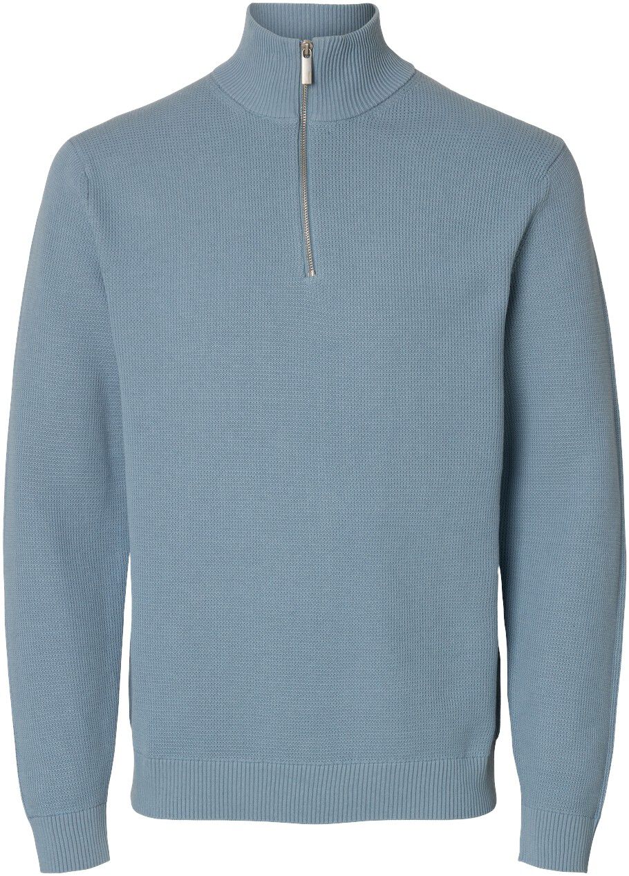 Slmdane Ls Knit Structure Half Zip Noos