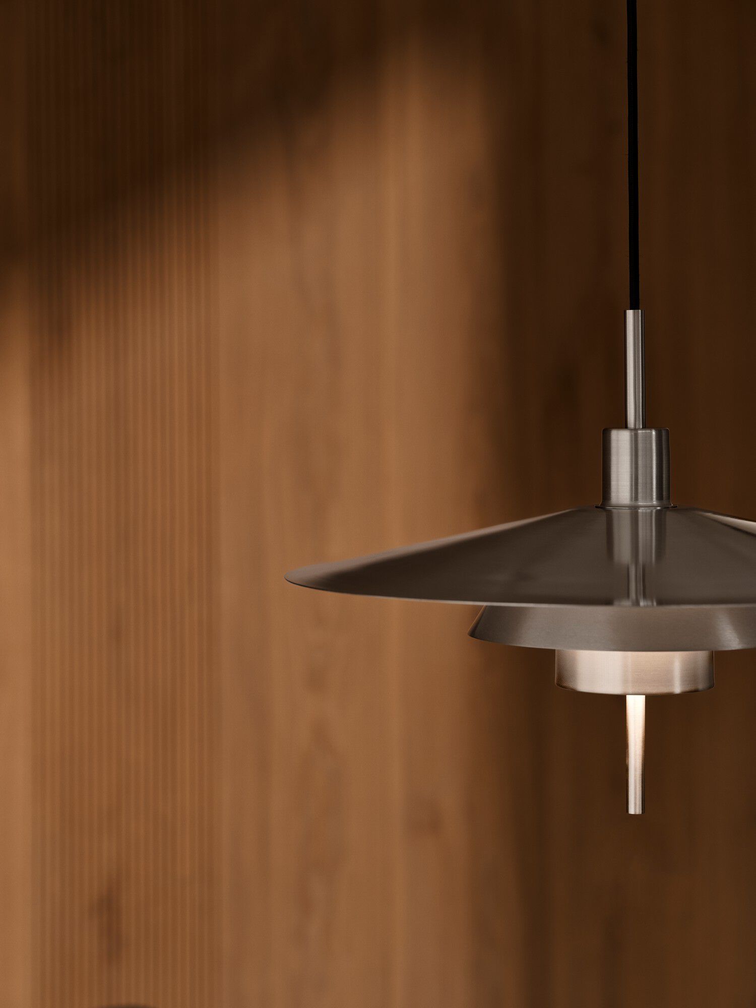 Latika | Pendel | B&oslash;rstet krom