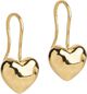 Earrings, Poma Drop Heart