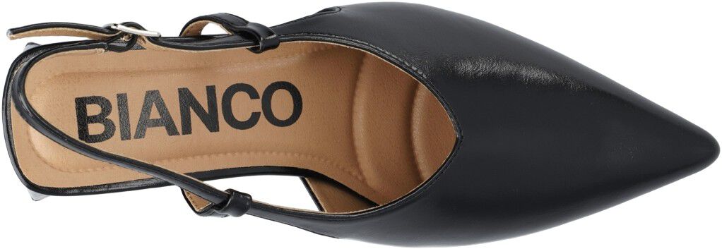 BIAMARALYN High Vamp Slingback Faux Leather