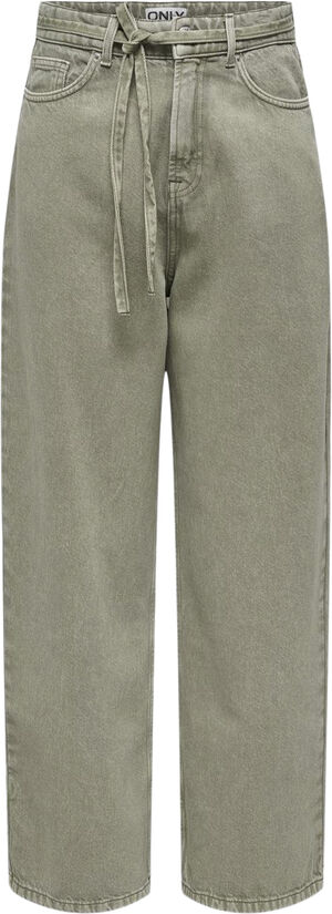 ONLBLEECKER MW BELT LOOSE LONG PANT