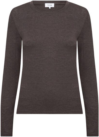 LR-JOSEPHINE 1 T-shirt M&oslash;rk brun