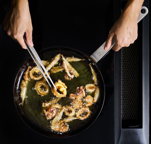 Stegepande - carbonstål - 28 cm