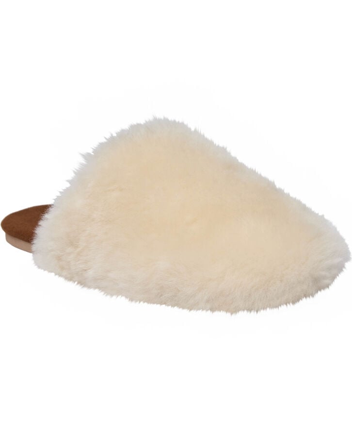 Slipper in Real sheepskin - Brown