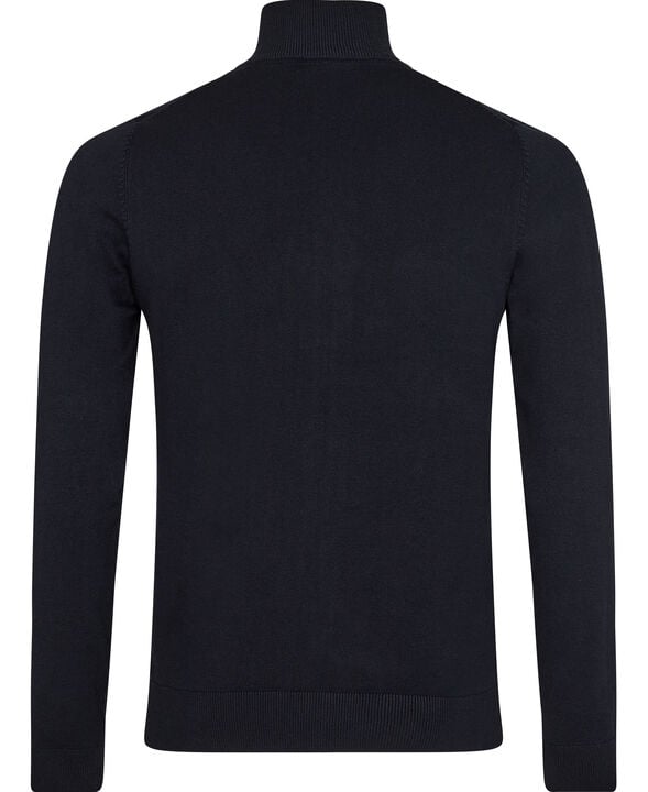 Ecovero L/S zip cardigan