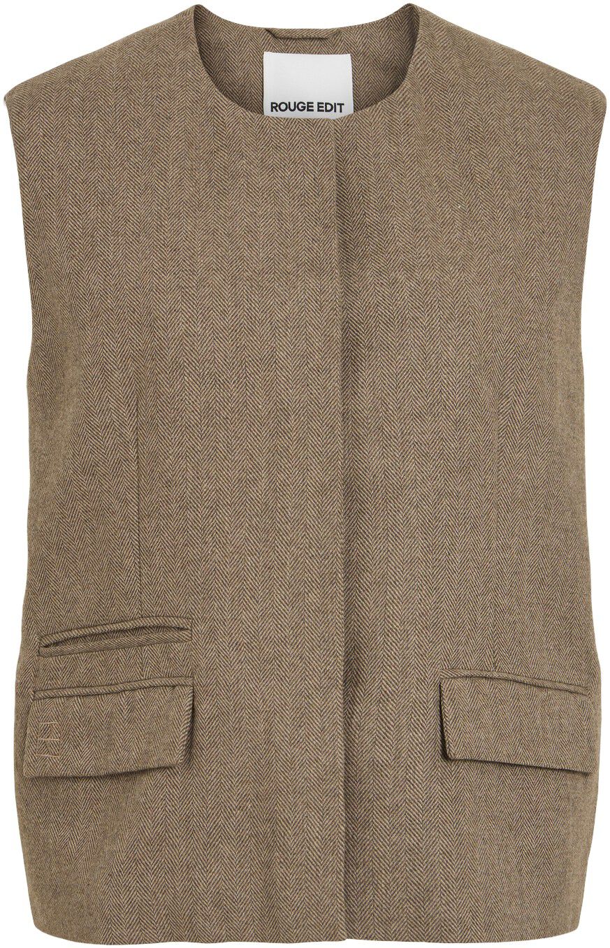 Rousaga Mae O-Neck Oversized Waistcoat