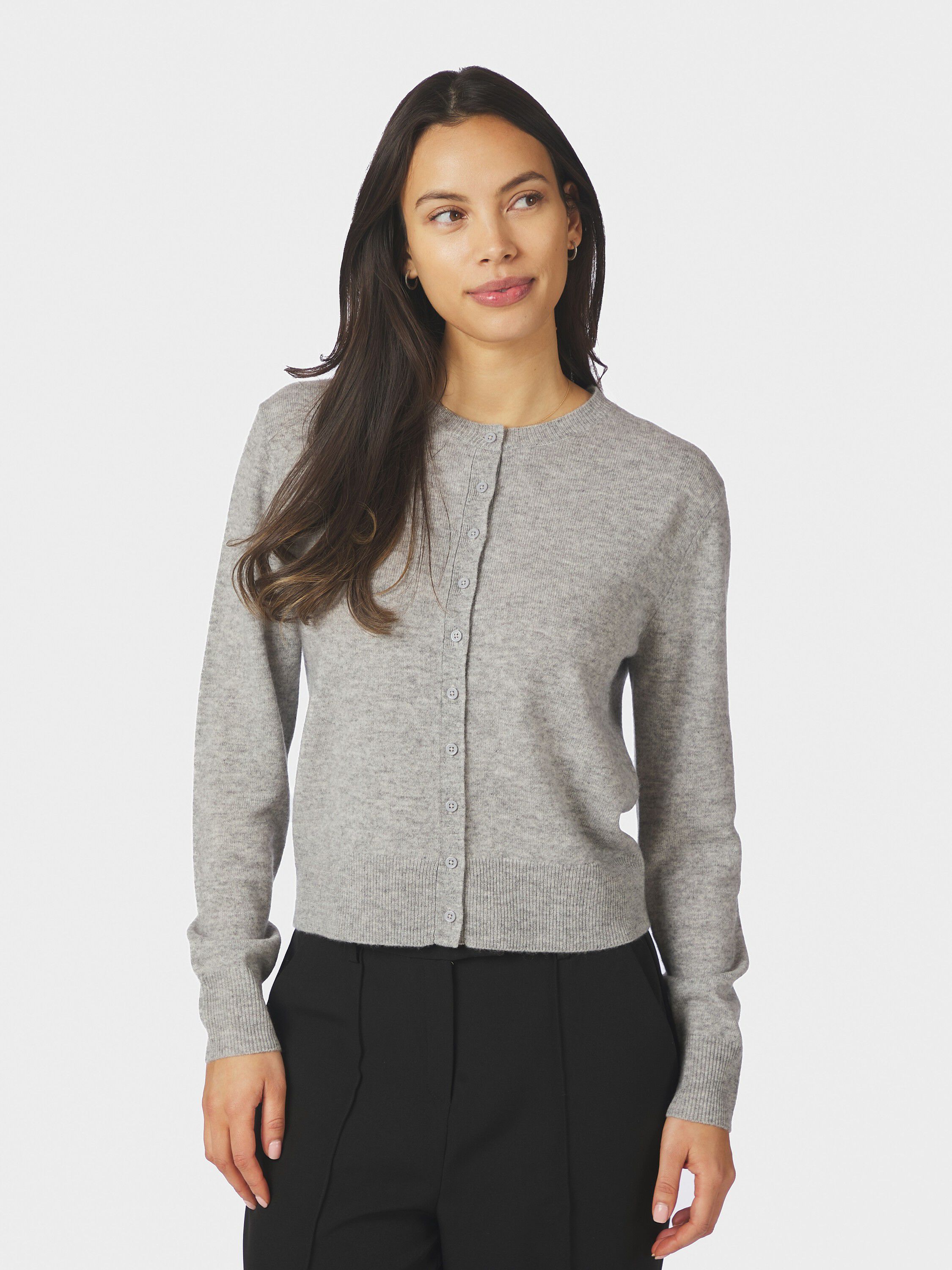 Bina strikkecardigan i ull