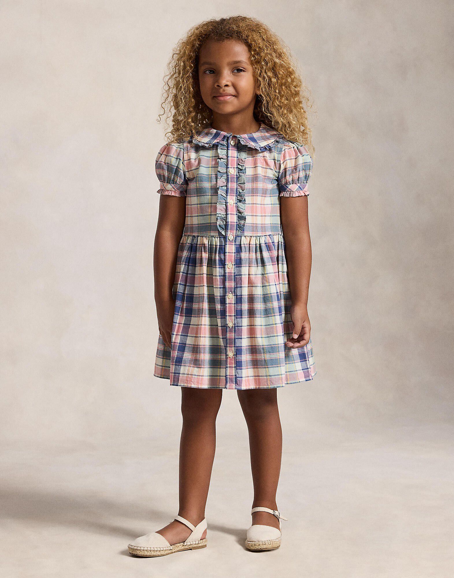Plaid Cotton Shirtdress