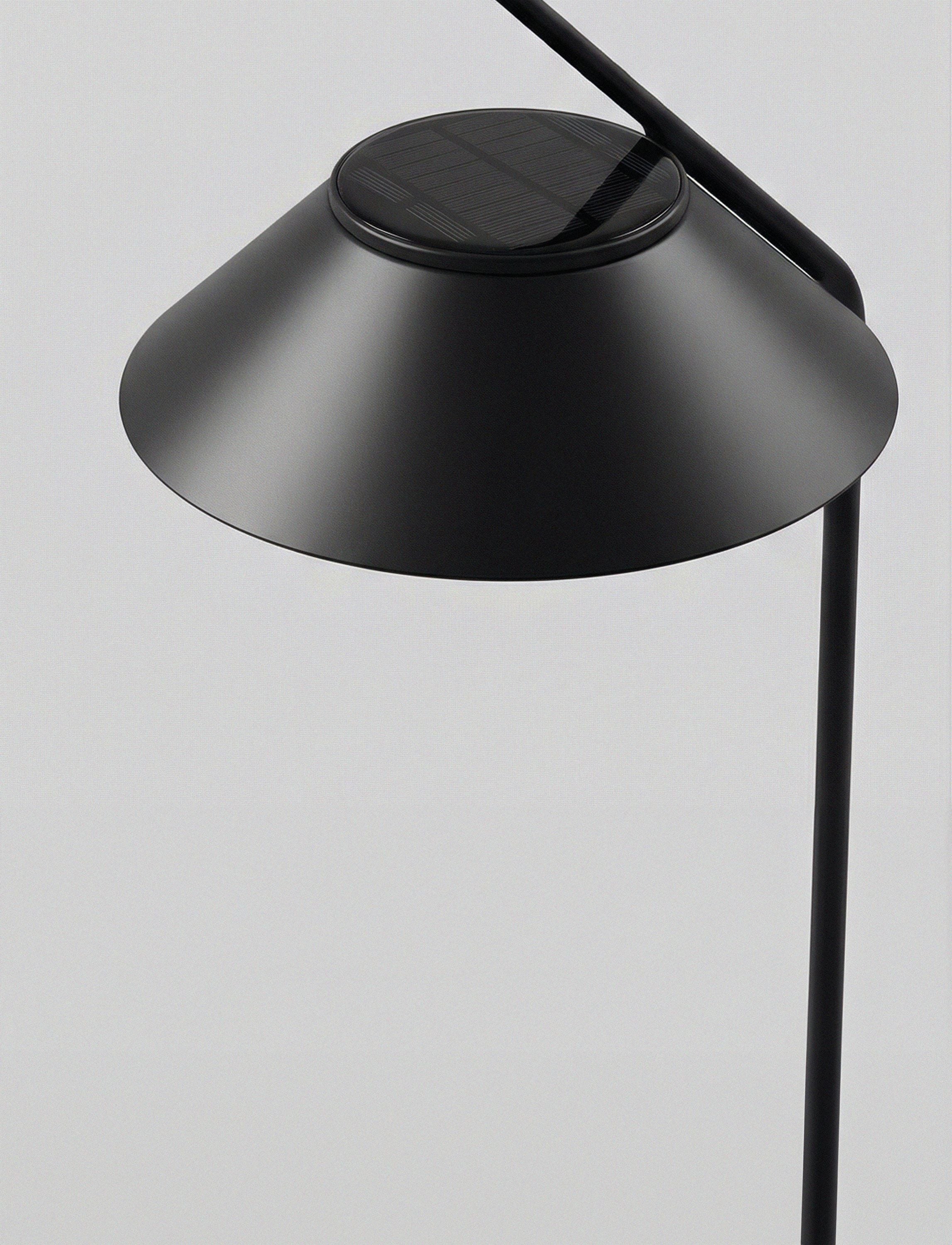 Vinkel Solcellelampe, spyd black