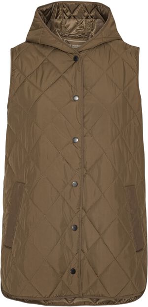 Quilted Long Vest