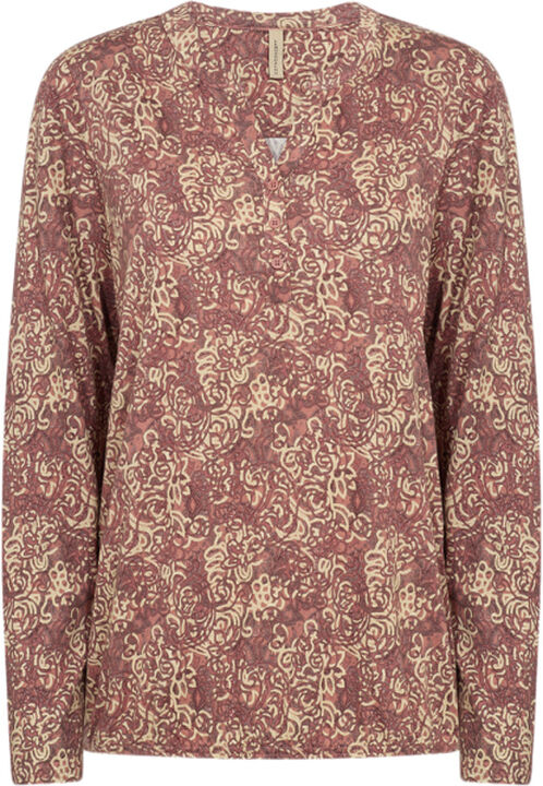 SC-FELICITY AOP 491 Bluse Rosa