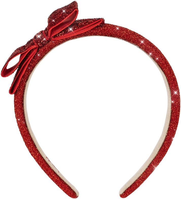 VELVET BOW HAIRBRACE