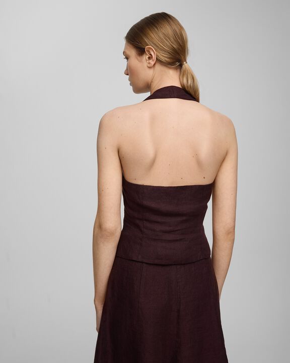 MSCHNaira Claritta Halterneck Waistcoat