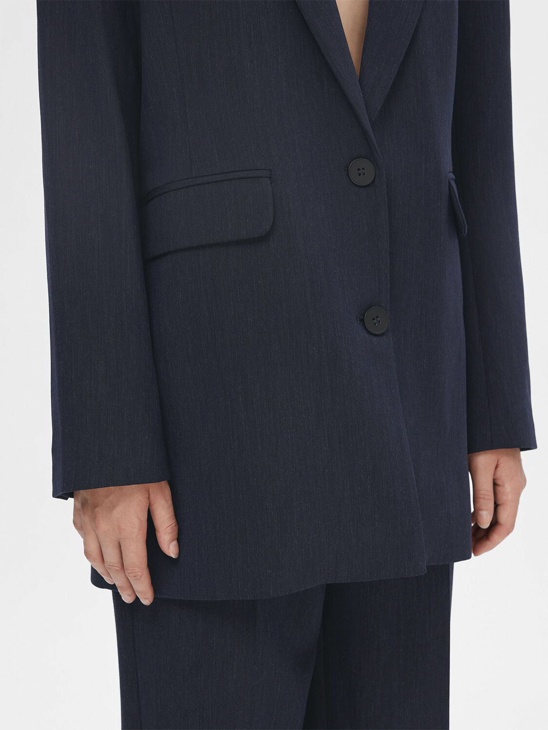 Slfrita Ls Relaxed Blazer D Sap Mel Noos