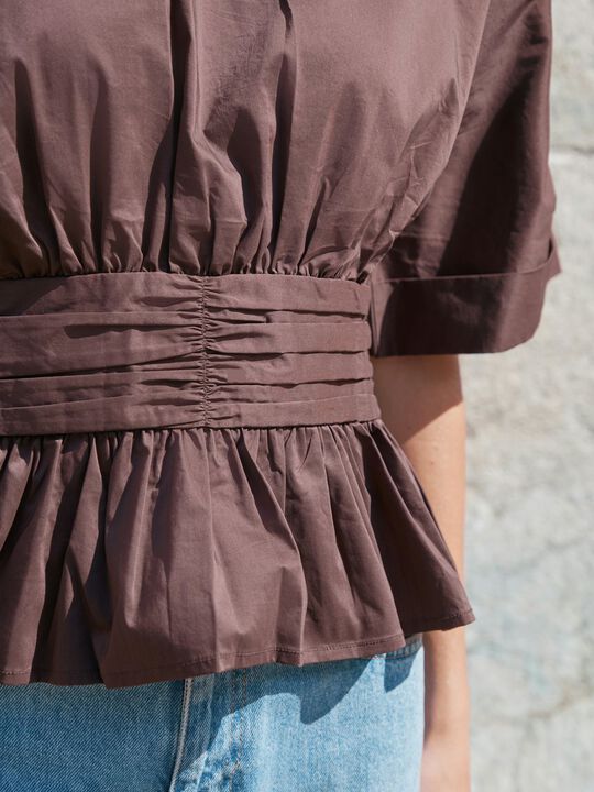 Annegret Poplin Blouse