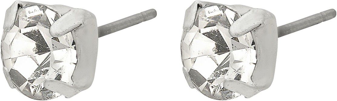 ORIGINAL crystal earstuds silver-plated