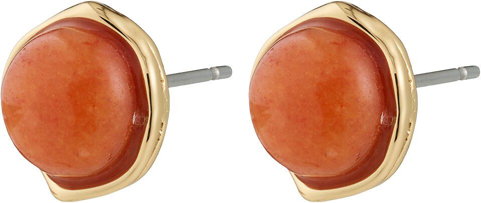 SENSE &oslash;reringe guldbelagt/agat