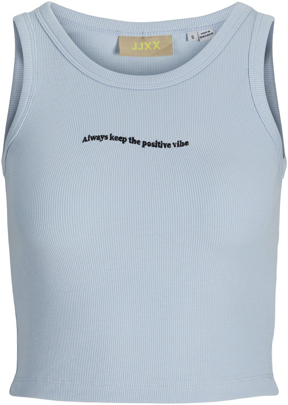 JXFALLON STR SL EMB RIB TOP JRS