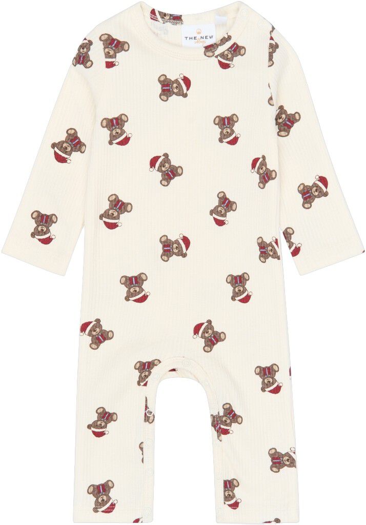 Tnsbholiday Teddy L_S Rib Jumpsuit