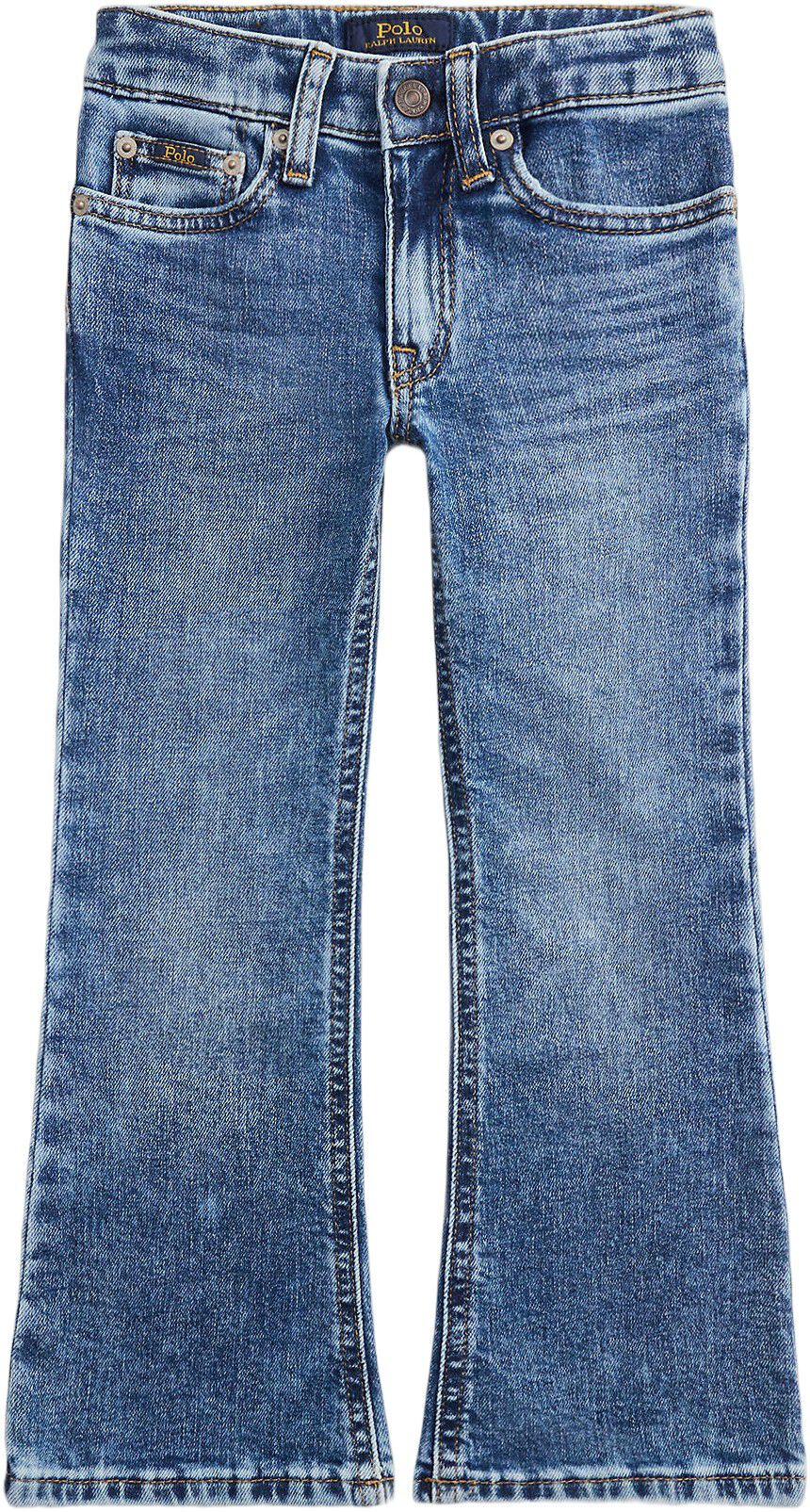 Flared Indigo Denim Jean