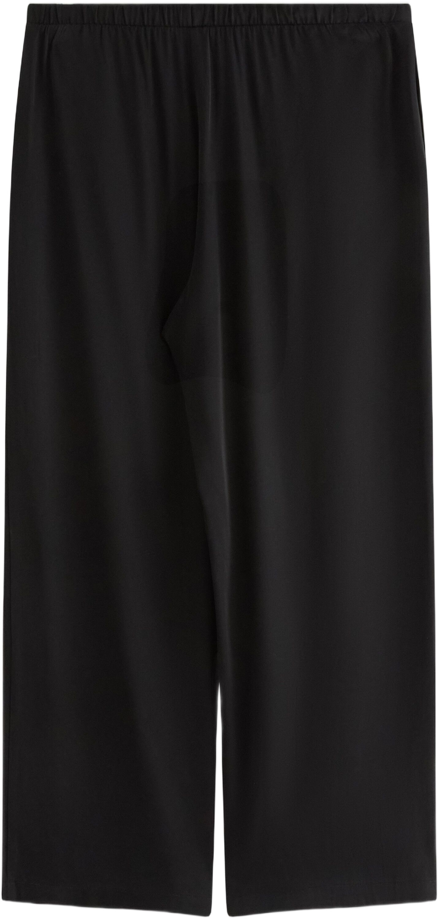 Myk bukse i sateng med ekstra vide