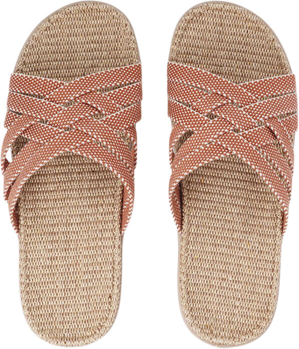 Matara - Triple cross sandal w/ jute sole