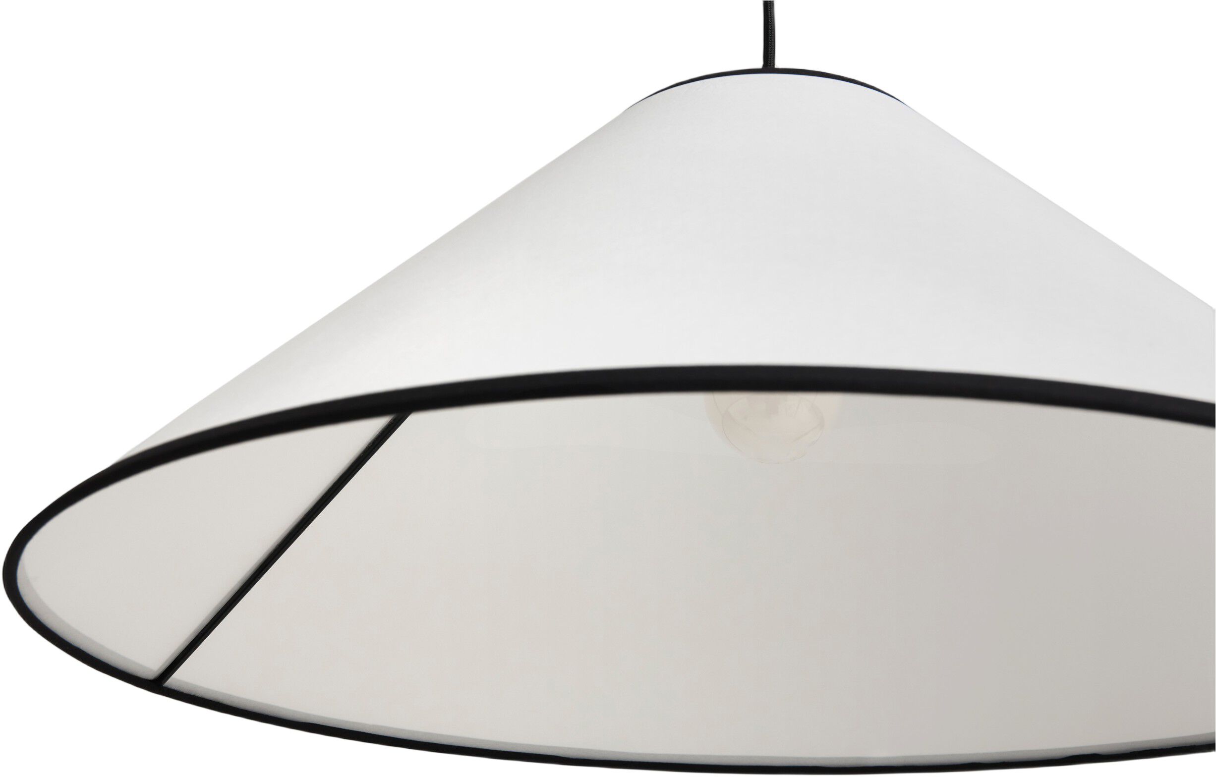 Ava Cone Pendant-600-White