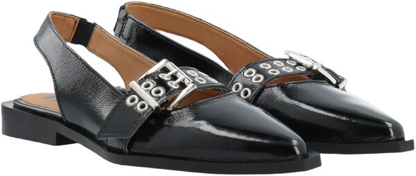 BIAVICTORIA Single Buckle Slingback Leather
