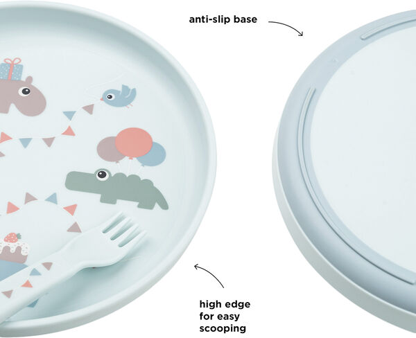 Foodie spisesæt Celebration Blå