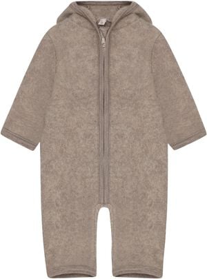 Pram Suit Ears Wool Fleece