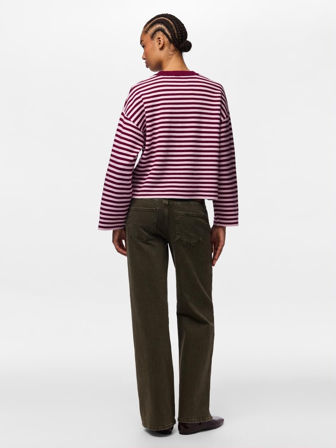 Pcjassy Ls O-Neck Knit Noos Bc