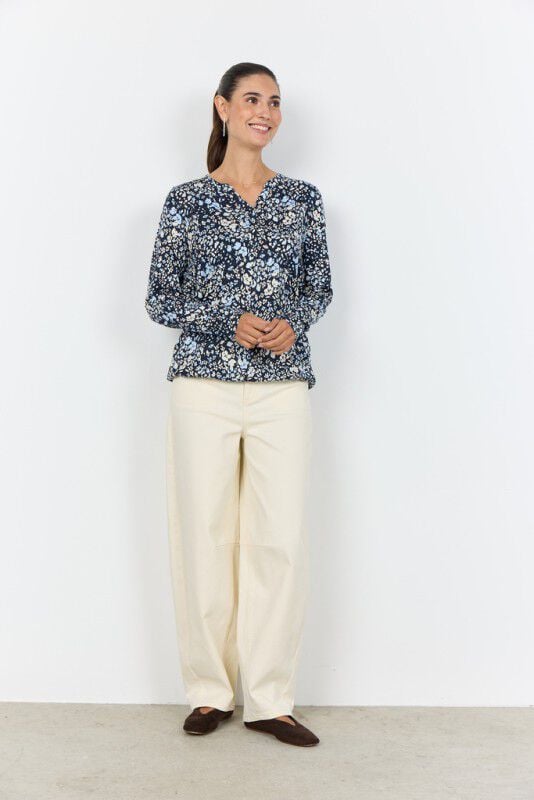 SC-FELICITY AOP 532 Bluse Navy